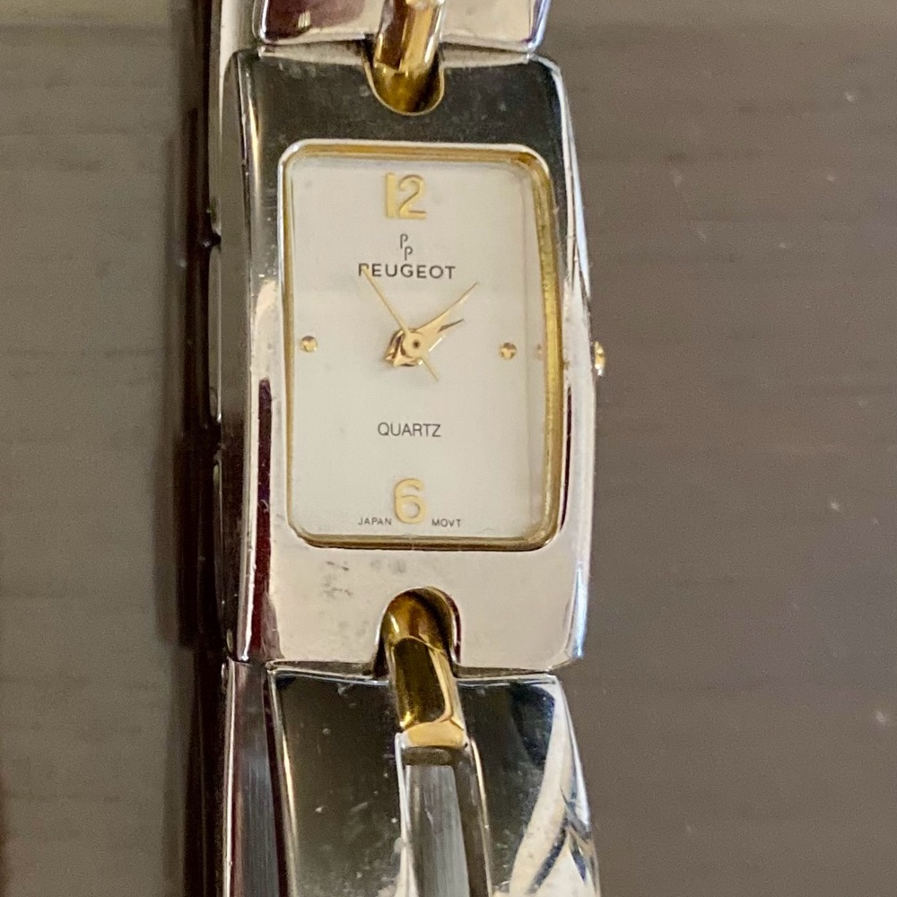 Peugeot Women's Two-Tone Silver and Gold Watch